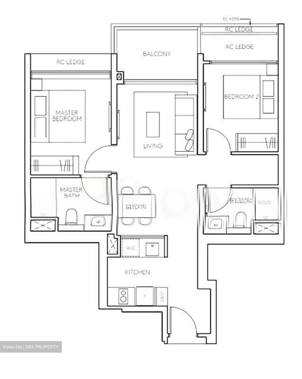 Amo Residence (D20), Apartment #518956001